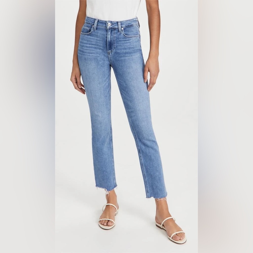 Paige Denim Jeans Cindy Music Distressed ankle fray size 26